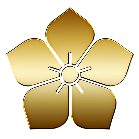 Kikyo crest — emblem of Dokyo Shingon-shu Sohonzan Tenpozan Eson-in